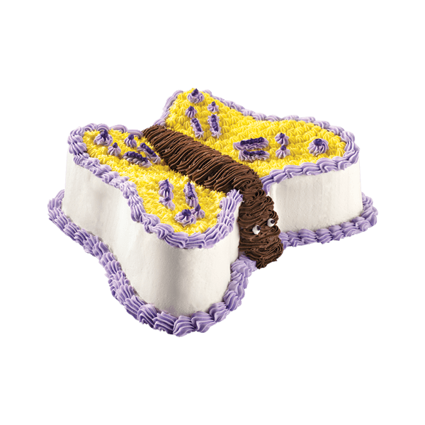3D Butterfly Ice Cream Cake