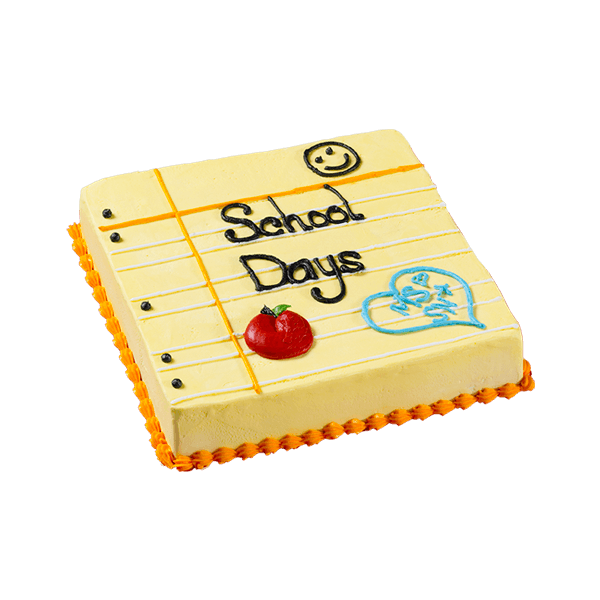 school days paper ice cream cake