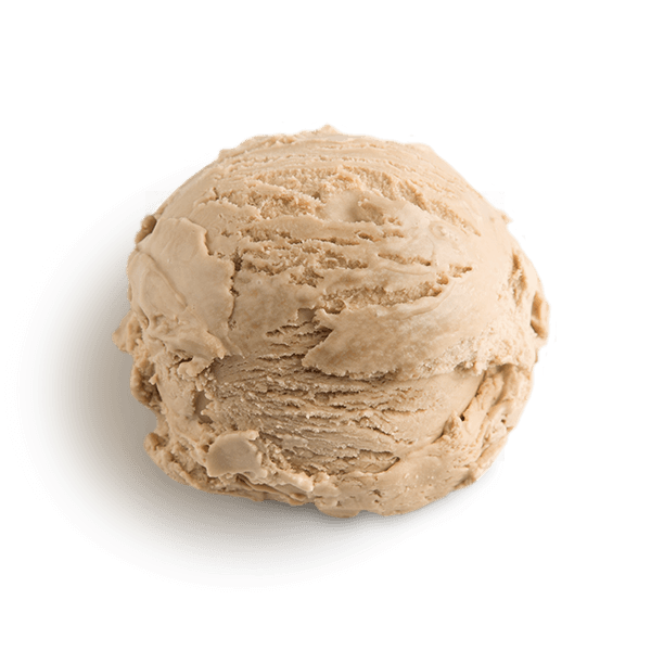 Coffe and Cream Ice Cream Scooped