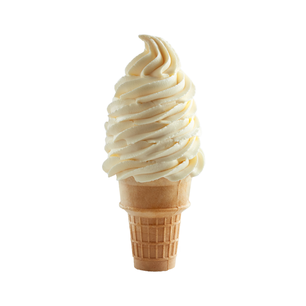 vanilla soft serve ice cream