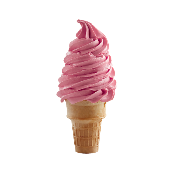bubblegum soft serve ice cream