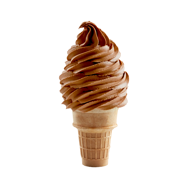 chocolate hazelnut soft serve ice cream