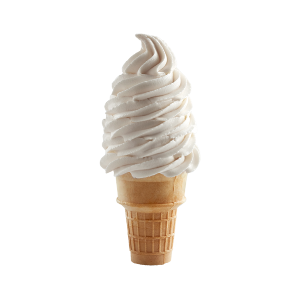 coconut soft serve ice cream