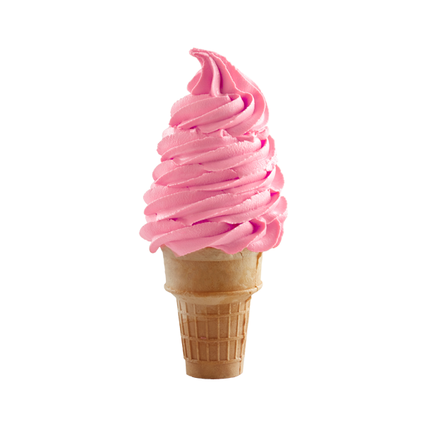 cotton candy soft serve ice cream