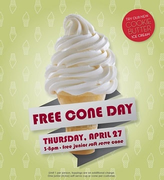 free cone day